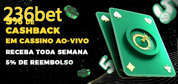 Promoções do cassino ao Vivo 236bet